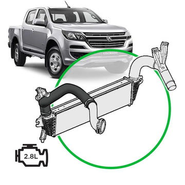 SAAS to suit Holden Colorado Duramax 2012 - 2016 2.8L Silicone Intercooler Cold Pipe- SSH5205