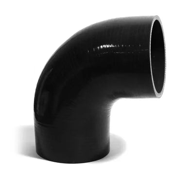 SAAS 90Deg 4 Ply Silicone Hose 89mm x 89mm Black - SSH908989