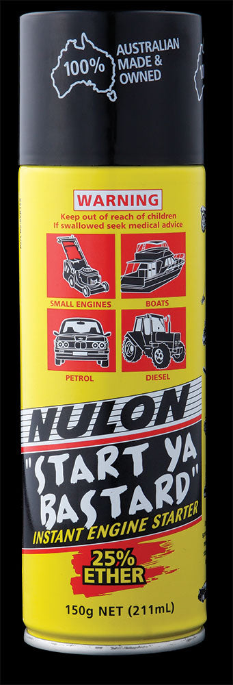 Nulon Start Ya Bastard Aerosol Instant Engine Starter - 150g (Pickup Only)