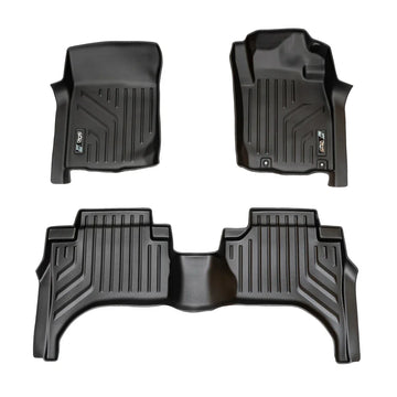 Maxliner Mitsubishi Triton 2015-2023 MaxPro Floor Mats (Row 1 & 2) - TRITON 15+ R12 (Pickup Only)
