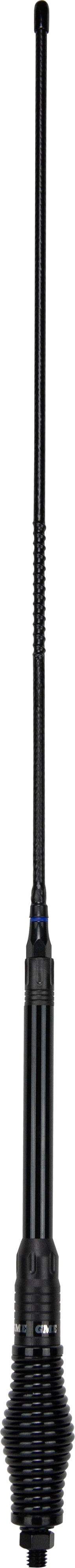 GME AE4018BK1 970mm Elevated Feed Base, AS002B Spring, Fibreglass Colinear Antenna (6.6dBi Gain) - Black