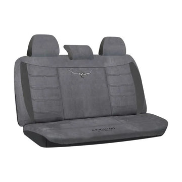 RM Williams Suede Velour Seat Covers Grey Size 06 - VLRMW23BX-GRY06