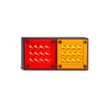 LED Autolamps 280ARM Rear Combination LED Lamp Mini Jumbo Twin Assembly - Stop/Tail/Indicator