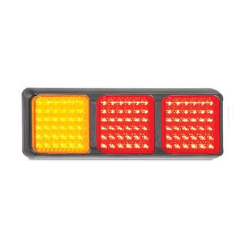 LED Autolamps 80BARRM 12/24V Rear Combination LED Lamp Triple Assembly - Stop/Tail/Indicator