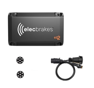 BUNDLE Elecbrakes EB2 + Adapter ( Lg Rnd 7 Pin To Lg Rnd 7 Pin) Electric Trailer Brake Controller - A7LR-7LR