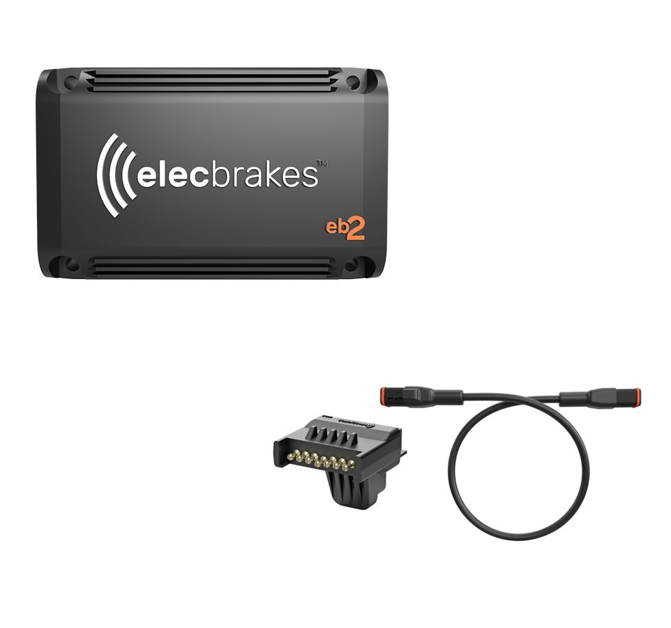 BUNDLE Elecbrakes EB2 + Adapter (7-7 flat pins) - PP7-7 Electric Trailer Brake Controller