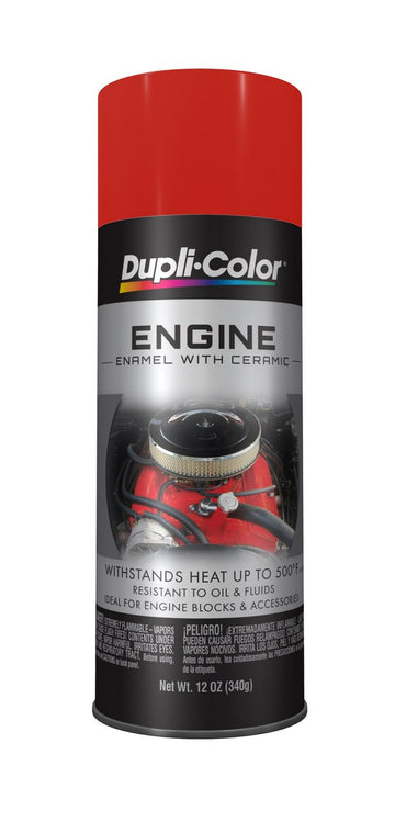 Dupli-Color Engine Enamel - Chrysler Industrial Red, 340g - DE1632 (Pickup Only)