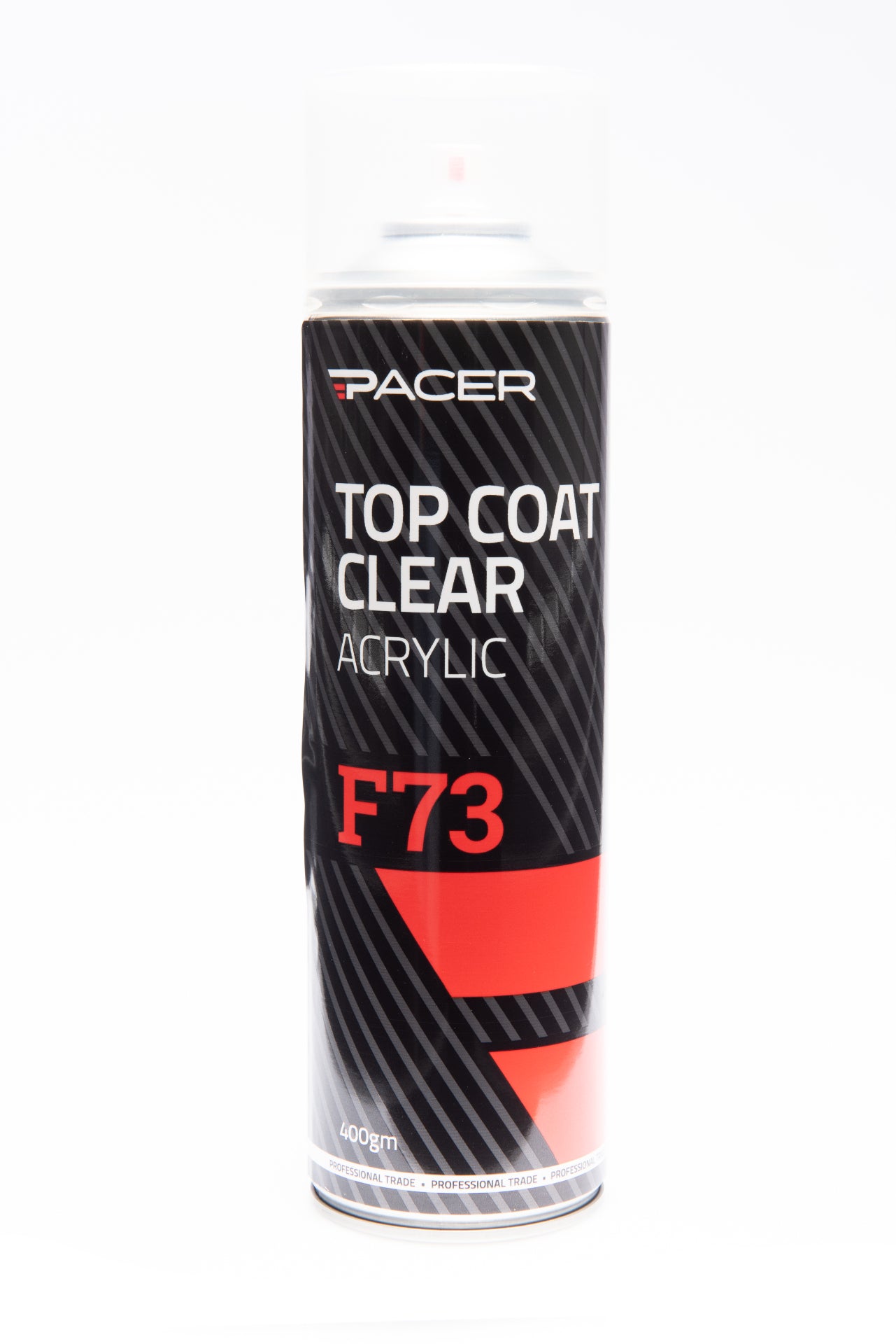 Pacer F73 Top Coat Clear Acrylic 400g Aerosol TCC400