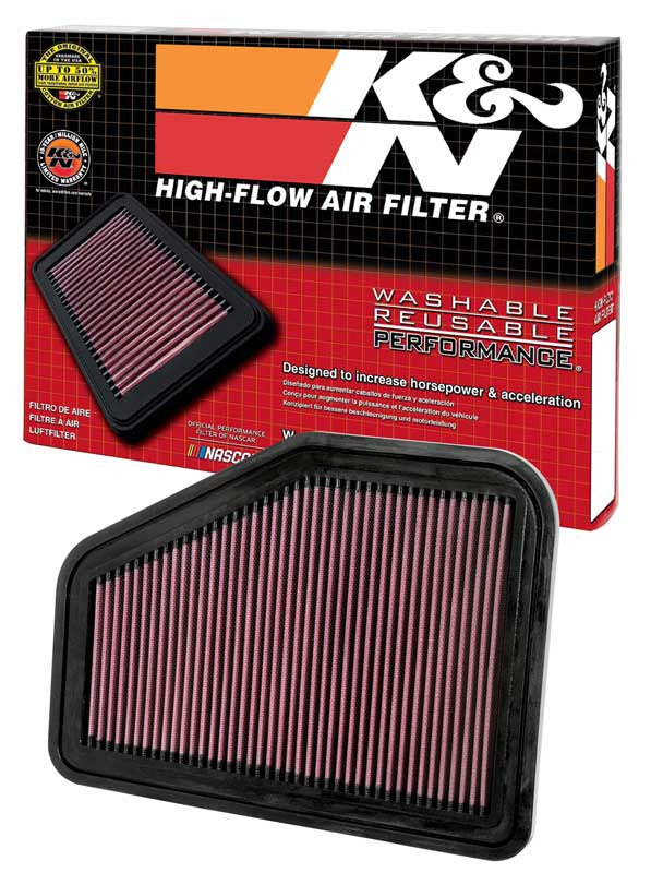 K&N High Flow Replacement Air Filter - 33-2919
