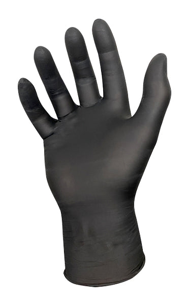 IRON GRIP Black Nitrile Gloves (L) 100 piece Disposable Gloves Large - C3350L
