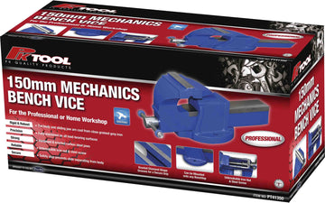 PKTool 150mm Mechanic's Bench Vice - PT41350 (Pickup Only)