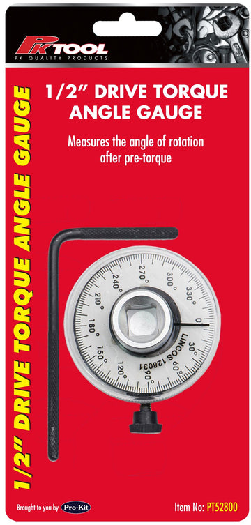 PKTool 1/2 inch Dr Torque Angle Gauge - PT52800 (Pickup Only)