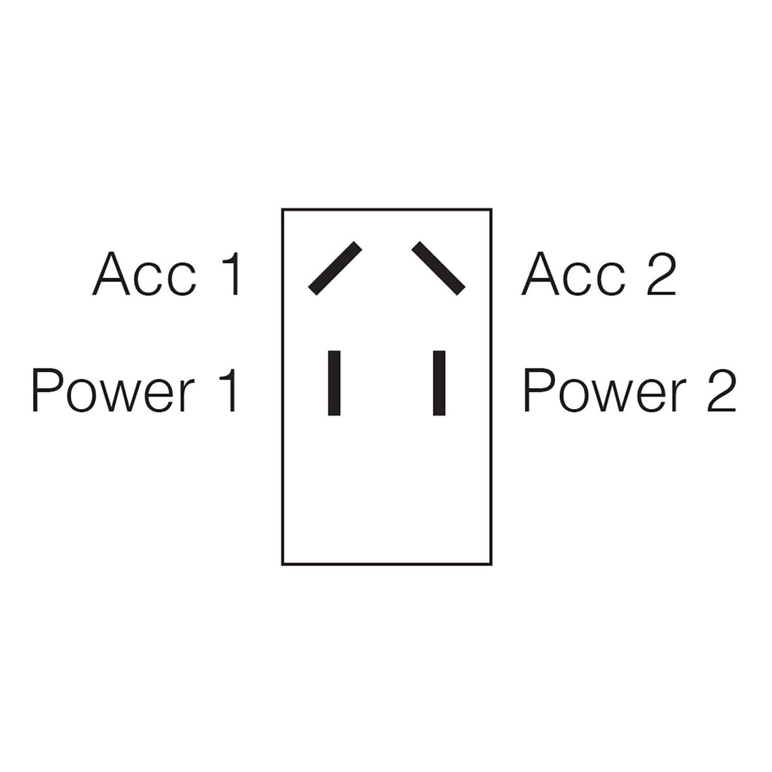 Narva Off/On Heavy-Duty Toggle Switch - 60065BL
