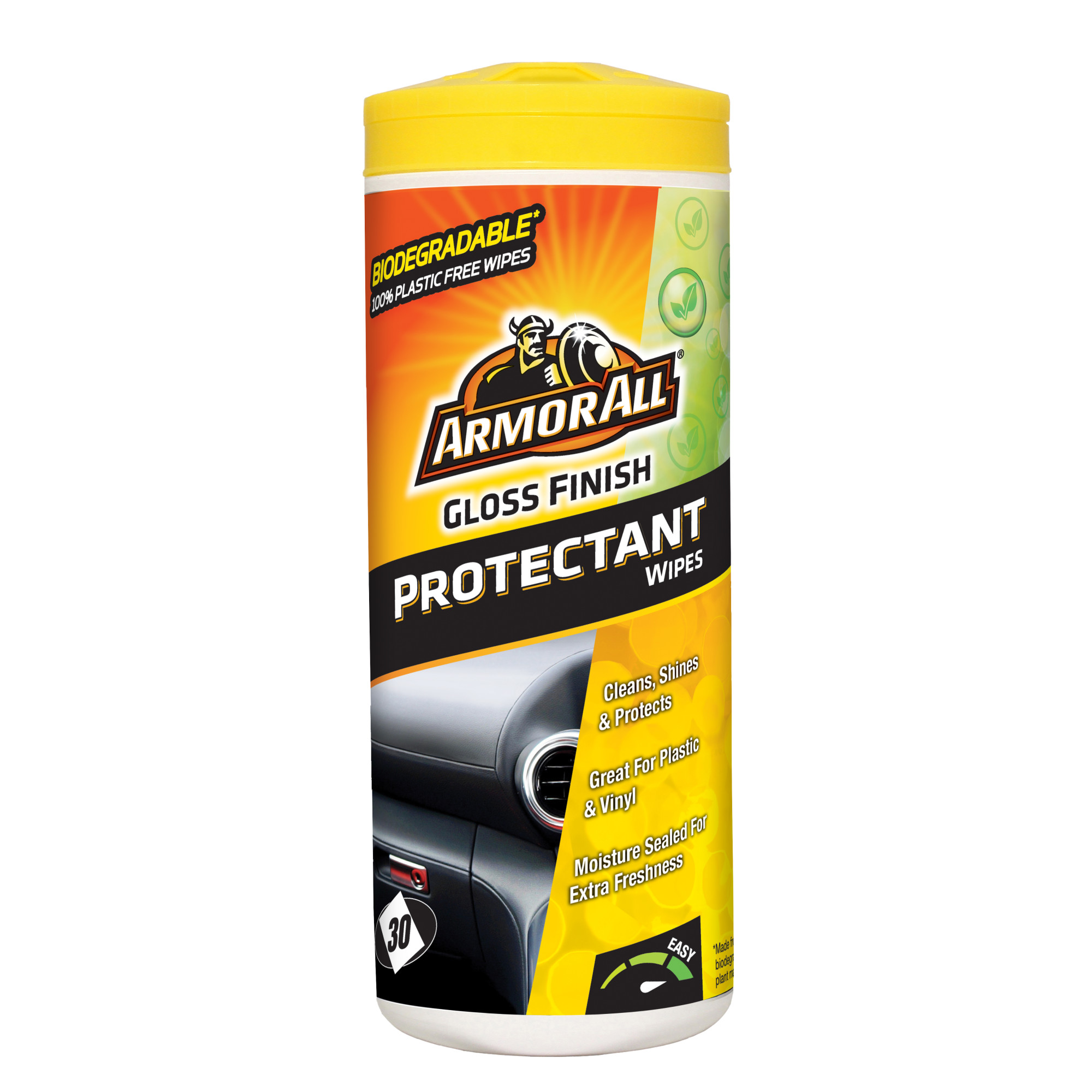 Armor All Gloss Finish Protectant Wipes, 30 Pack - E303296800