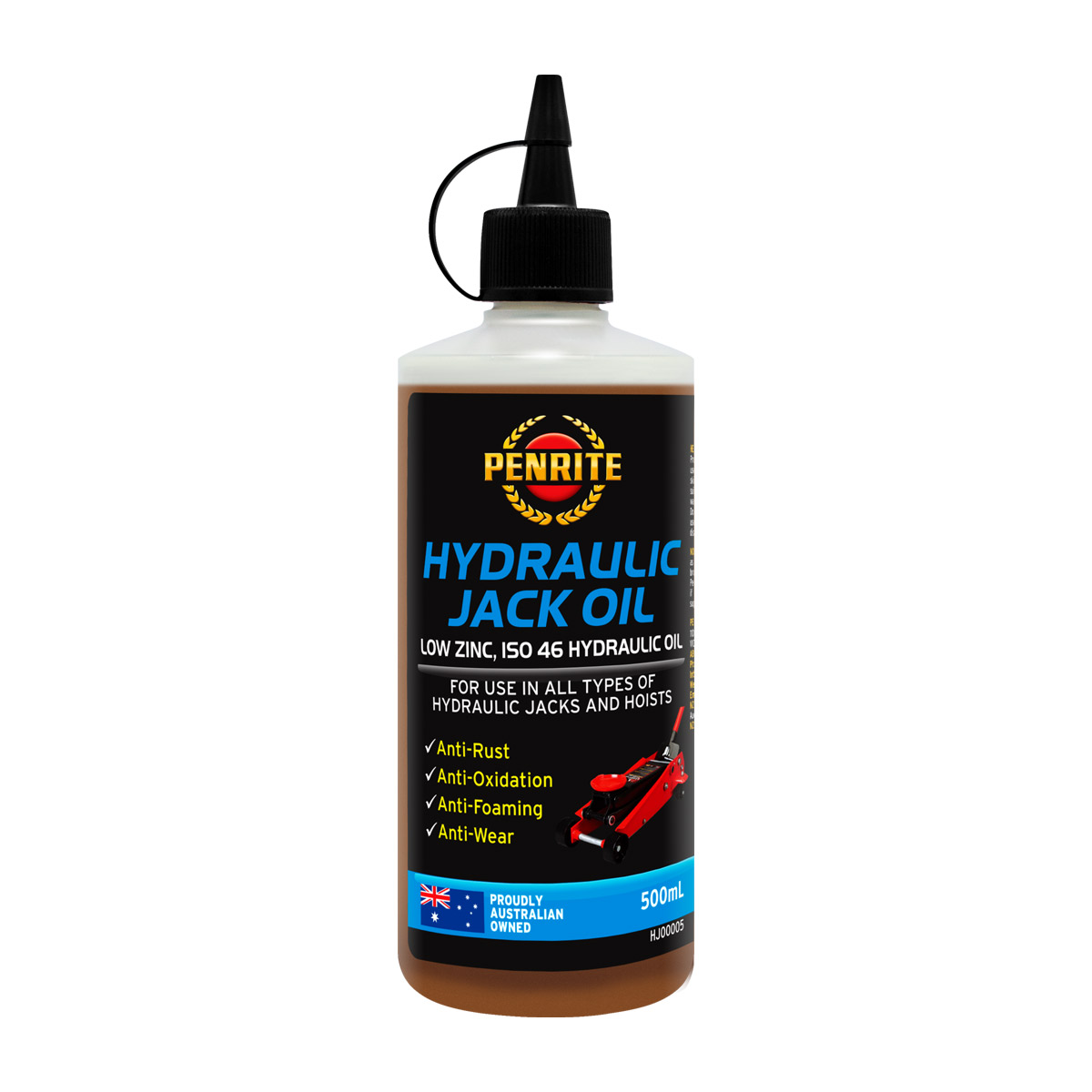 Penrite Hydraulic Jack Oil 500ml - HJO0005 - Auto One