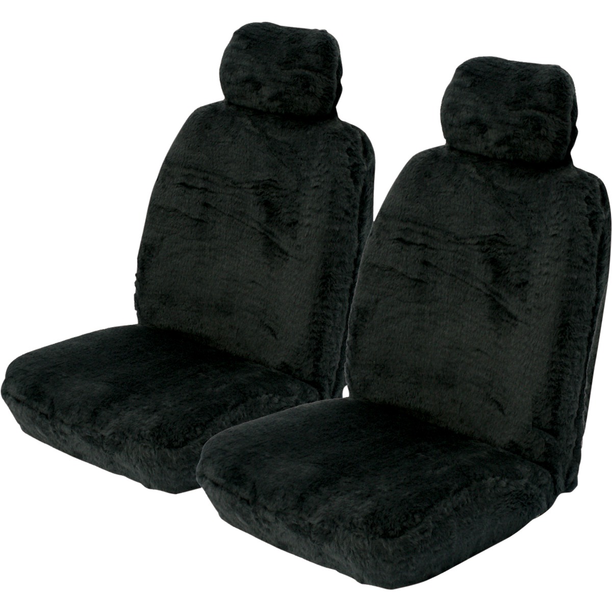 Sheepskin Car Seat Covers 2pc Set Real Australian Soft Pad Cushion Leather Hive
