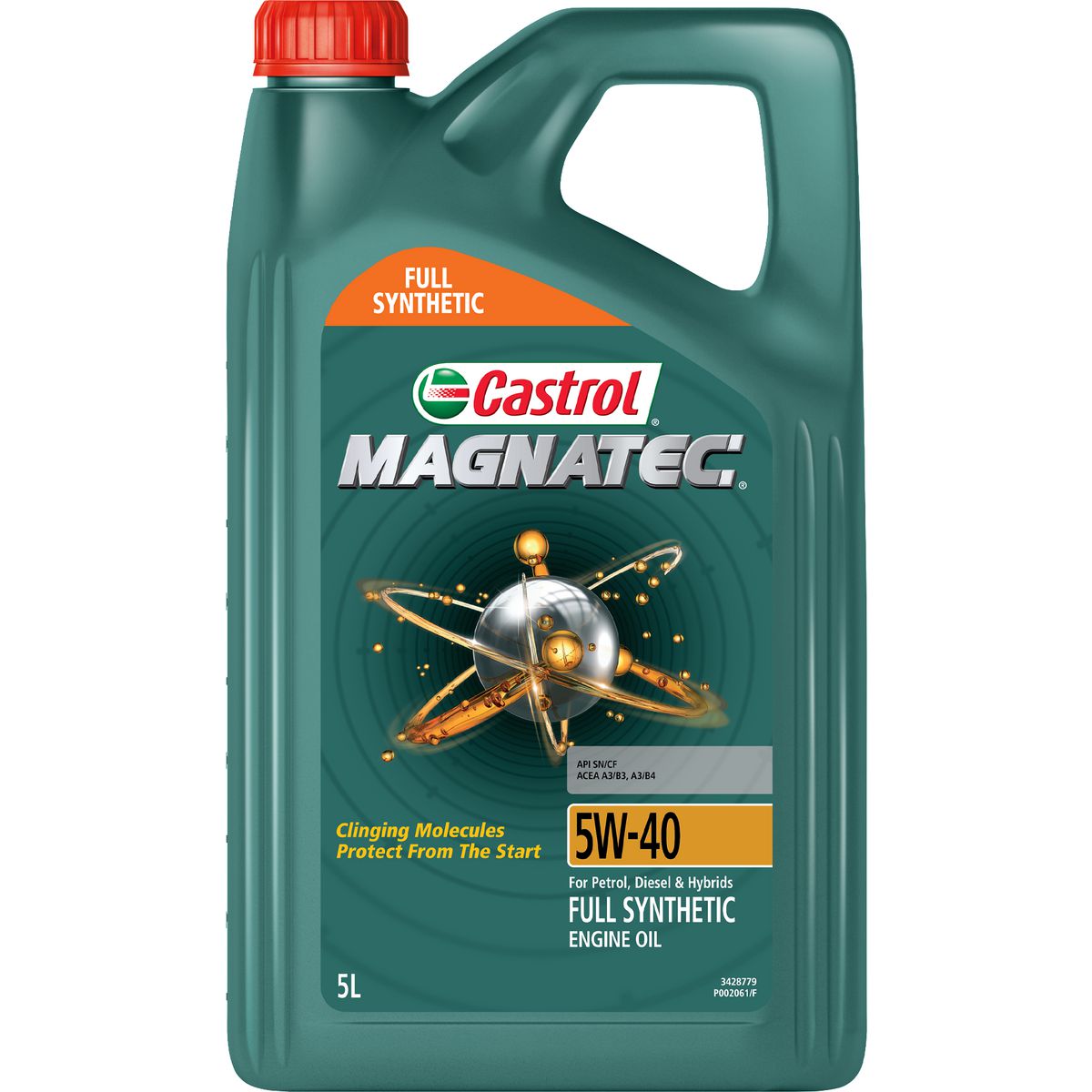 Castrol Magnatec 5W-40 Full Synthetic Engine Oil - 5L - 3428779 - Auto One
