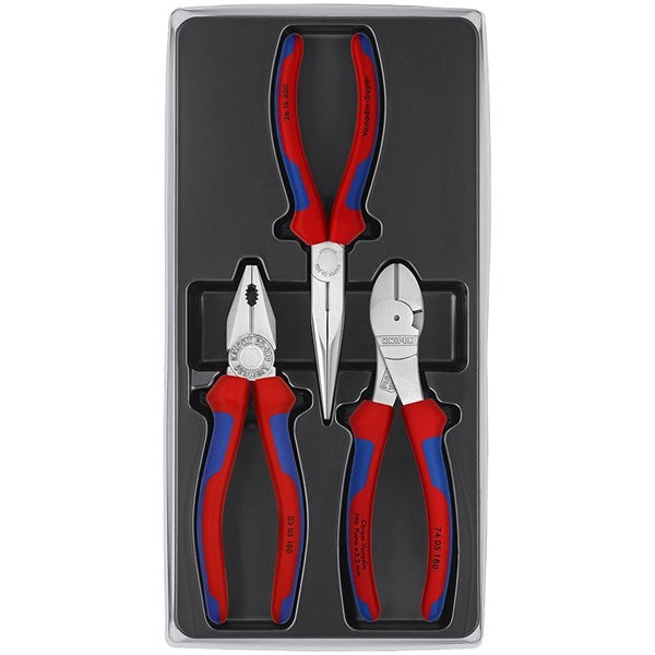 Knipex Chrome Plated Assembly Set - 3pc 002011V01 with Bonus Alligator 8801250SB - KBP121
