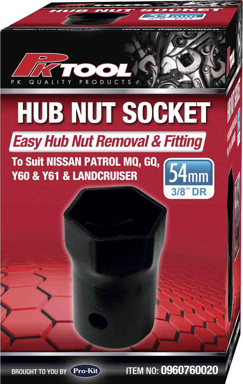 PKTool 54mm Hub Nut Socket - 0960760020 (Pickup Only)