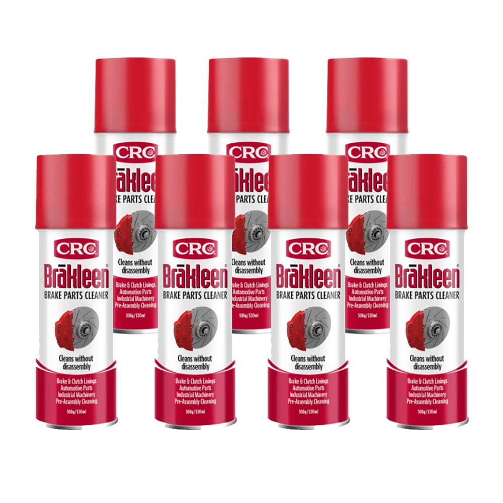 CRC 500g Brakleen Brake Parts Cleaner 6 + 1 Can Bonus - 1752453 (Pickup Only)