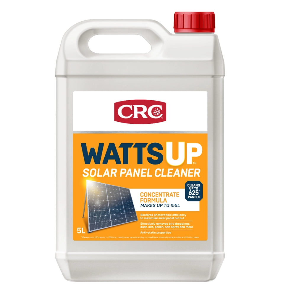 CRC WattsUp 5L Solar Panel Cleaner Concentrate - 1753427