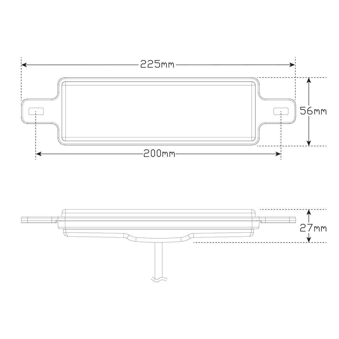 LED Autolamps 175AWTB2 Front Indicator/Position Lamp, Clear lens