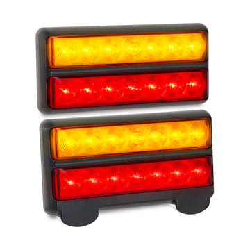 LED Autolamps 207BARLP2 Boat Trailer Lamps, Stop/Tail/Indicator/Licence