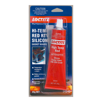 Loctite Si 596 - Hi Temp RTV Silicone Gasket Maker - Red Superflex 85g - 34243