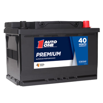 Auto One 36641 Premium Calcium Maintenance-Free 12V Battery (DIN66LH Size, 700CCA, 120RC, 75Ah)