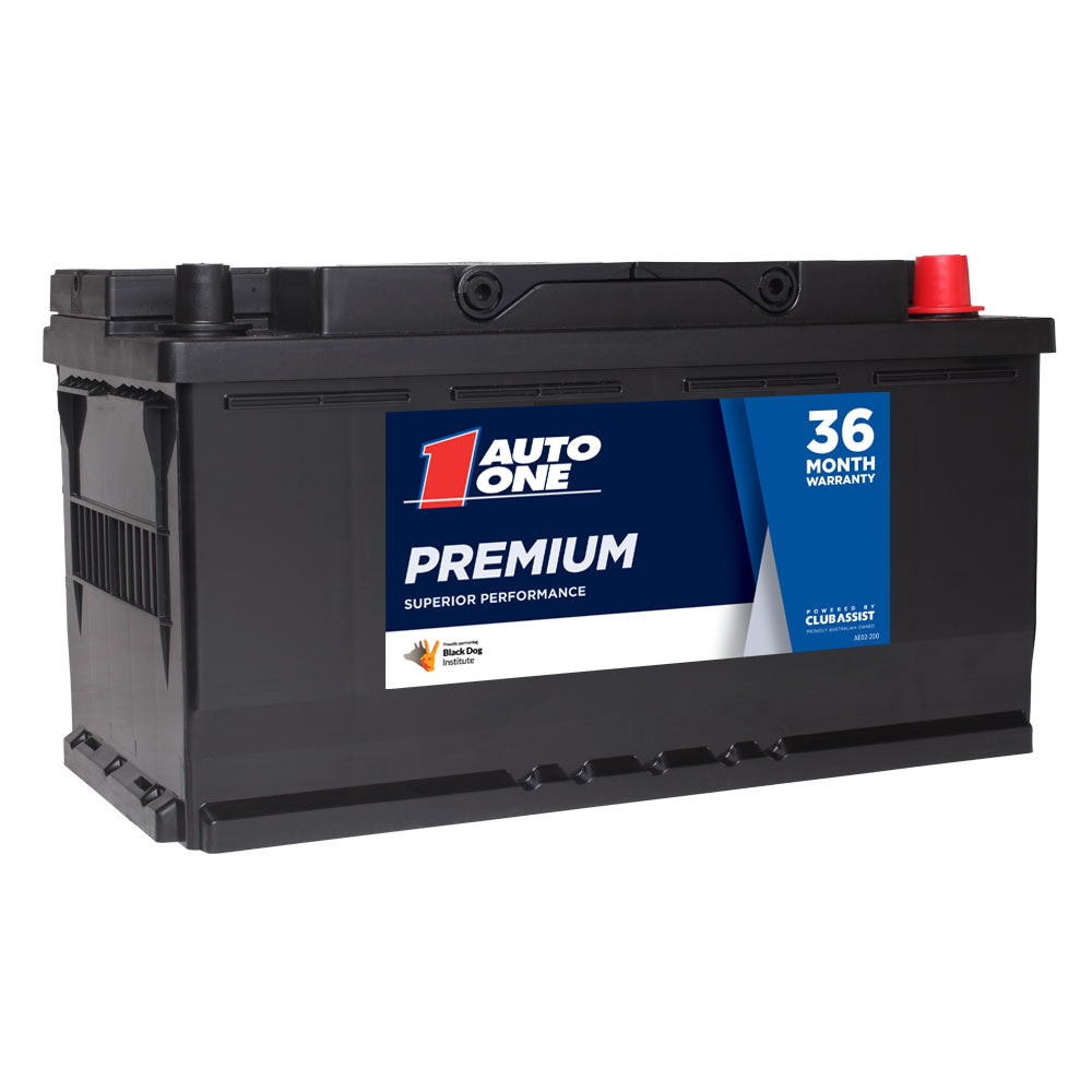 Auto One 3884 Premium Calcium Maintenance-Free 12V Battery (DIN88LH Size, 850CCA, 170RC, 100Ah)