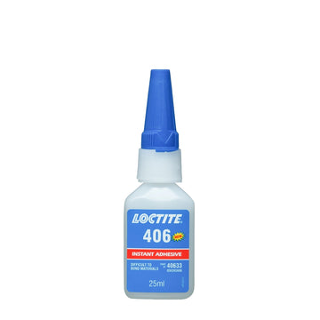 Loctite 406 Instant Adhesive for Rubbers & Plastics 25ml - 40633-25
