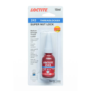 Loctite 243 Threadlocker Medium Strength - Blue - 10ml - 44089