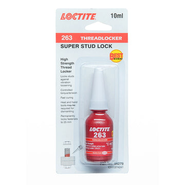 Loctite 263 Threadlocker High Strength - Red - 10ml - 44279
