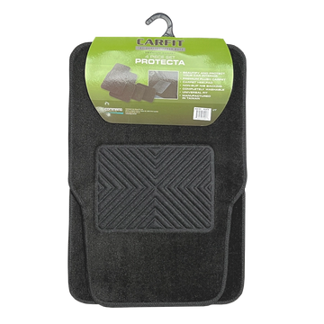 CarFit Protecta Black 4 Piece Set Carpet Floor Mats - 4541001