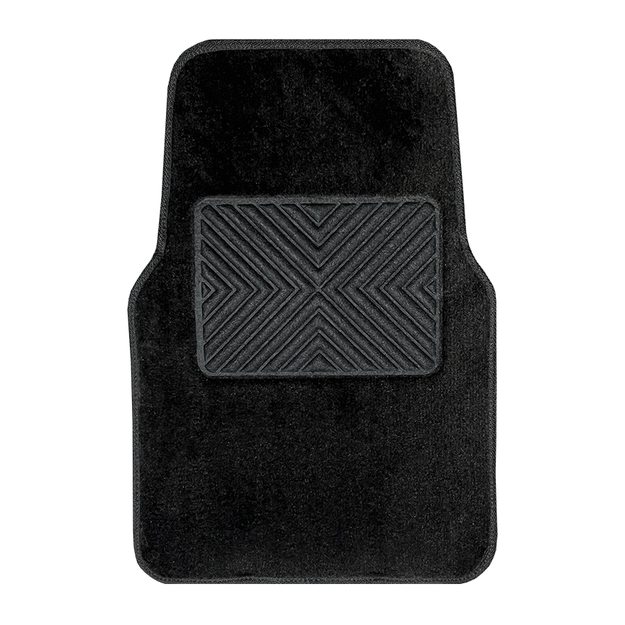 CarFit Protecta Black 4 Piece Set Carpet Floor Mats - 4541001