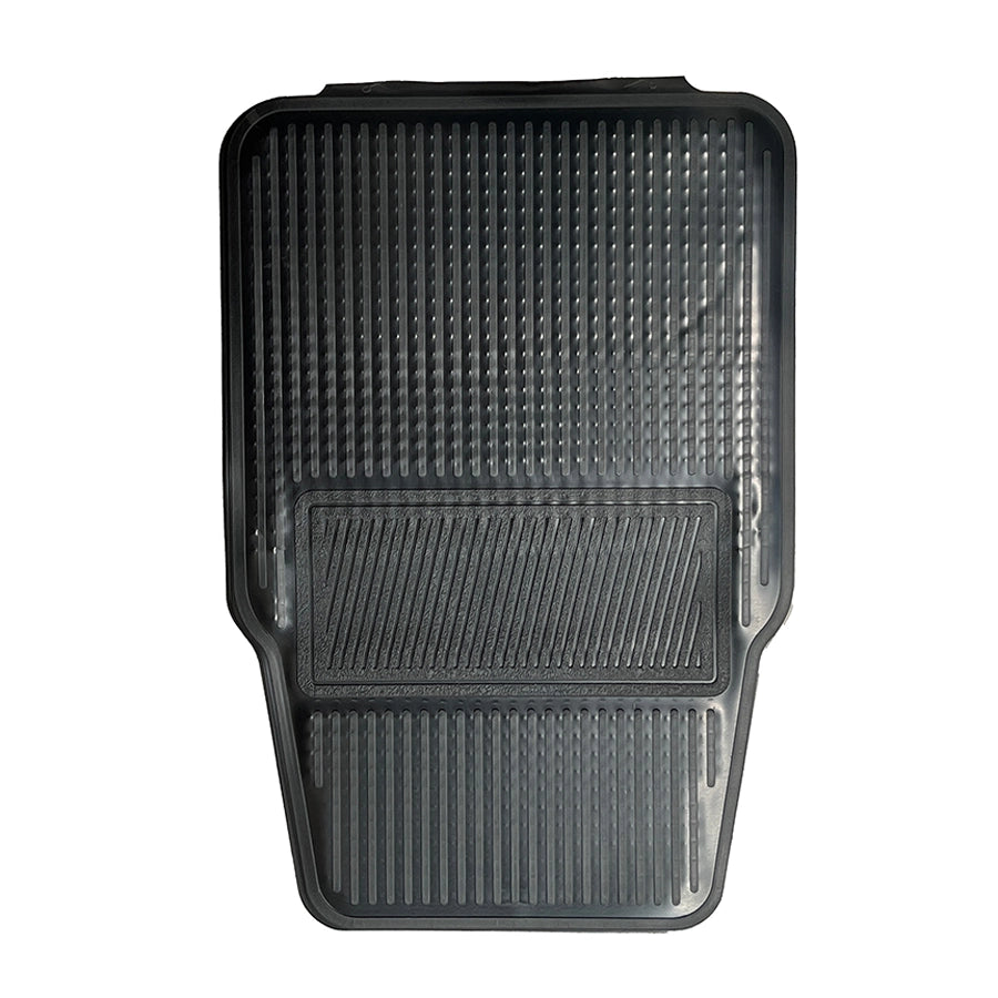 CarFit Classic Black 4 Piece Rubber Floor Mats - 4550041