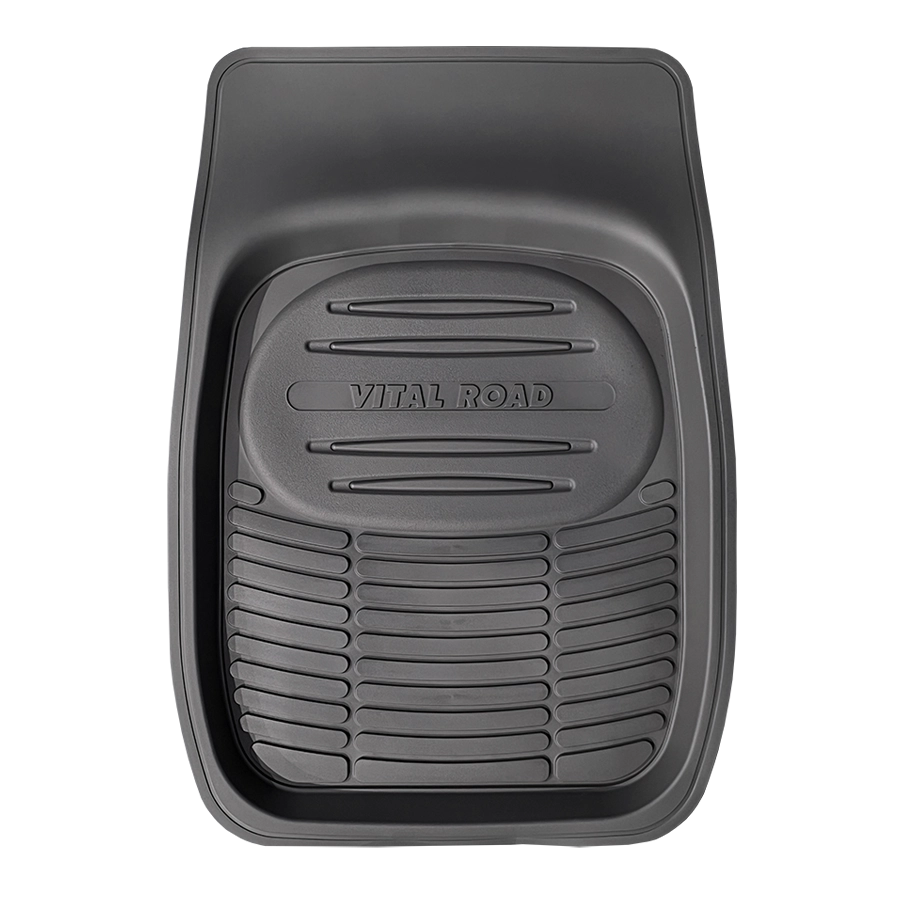 CarFit Deep Dish Black 1 Piece Front Rubber Floor Mat - 4554001