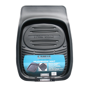 CarFit Deep Dish Black 1 Piece Front Rubber Floor Mat - 4554001