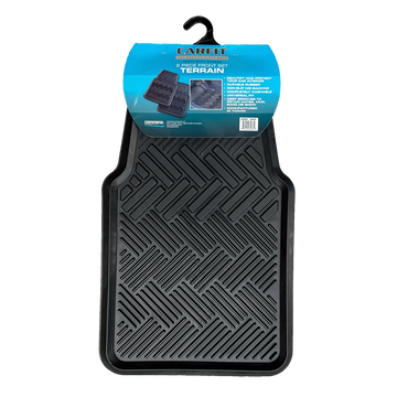 CarFit Terrain Black 2 Piece Front Rubber Floor Mats - 4560081