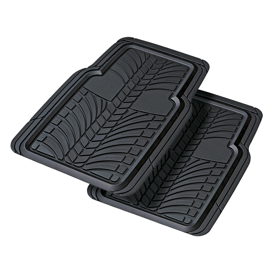 CarFit Tread Black 2 Piece Front Rubber Floor Mats - 4591011