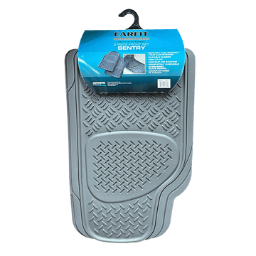 CarFit Sentry Grey 2 Piece Front Rubber Floor Mats - 4592015