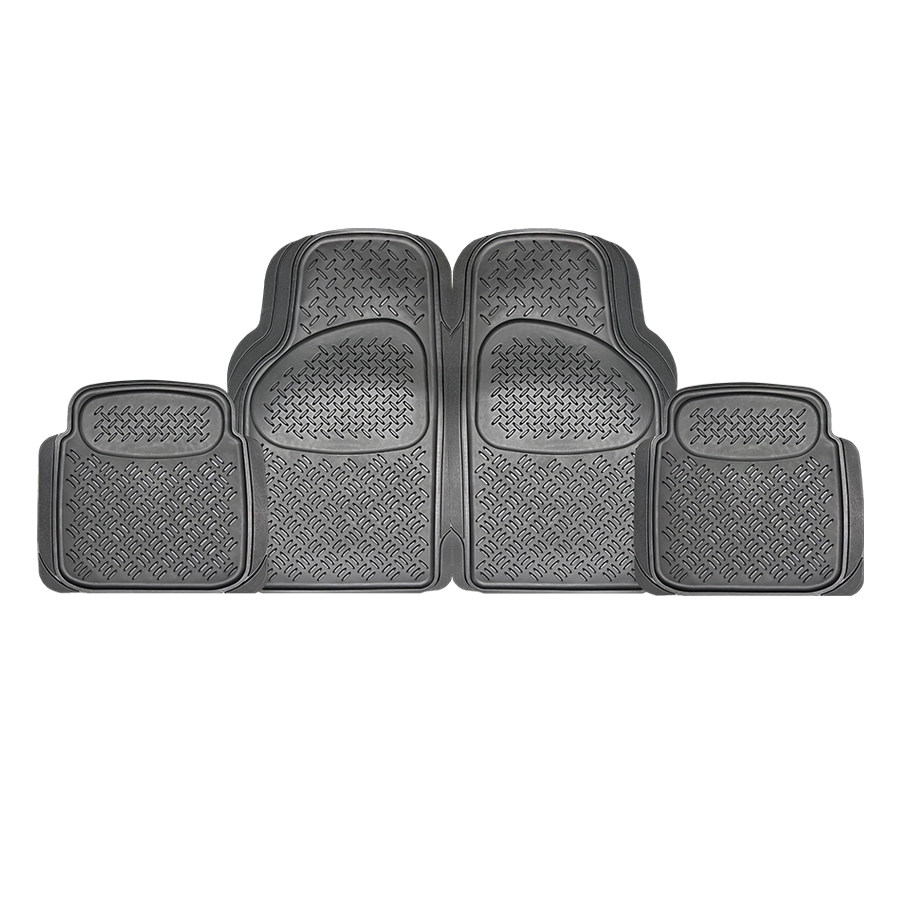 CarFit Sentry Black 4 Piece Set Rubber Floor Mats - 4592041