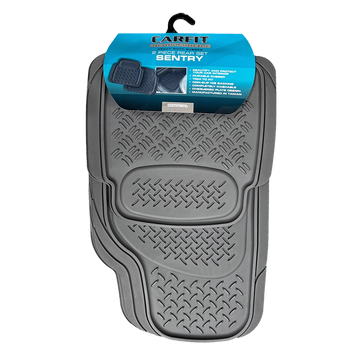 CarFit Sentry Grey 4 Piece Rubber Floor Mats - 4592045