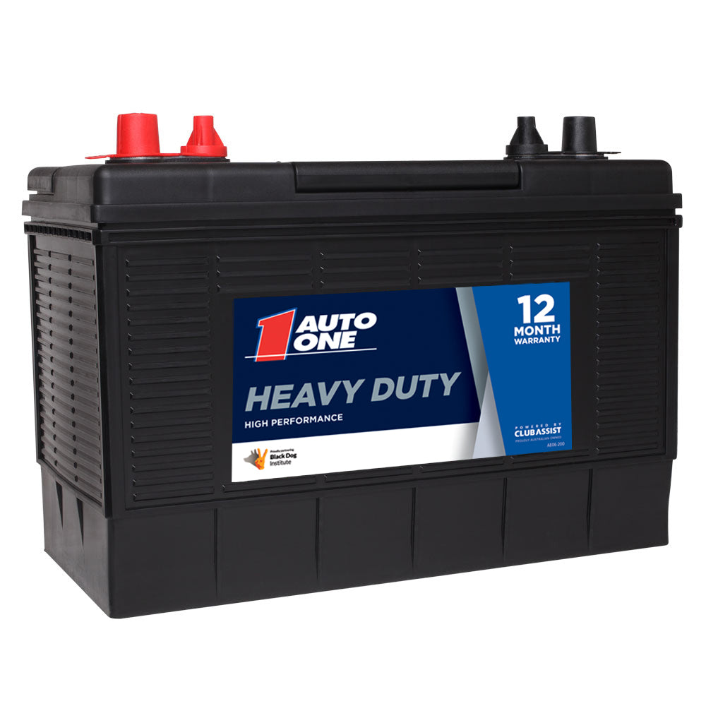 Auto One 4862 Heavy Duty Calcium Maintenance-Free 12V Battery (31-1000 Size, 1000CCA, 180RC, 105Ah)