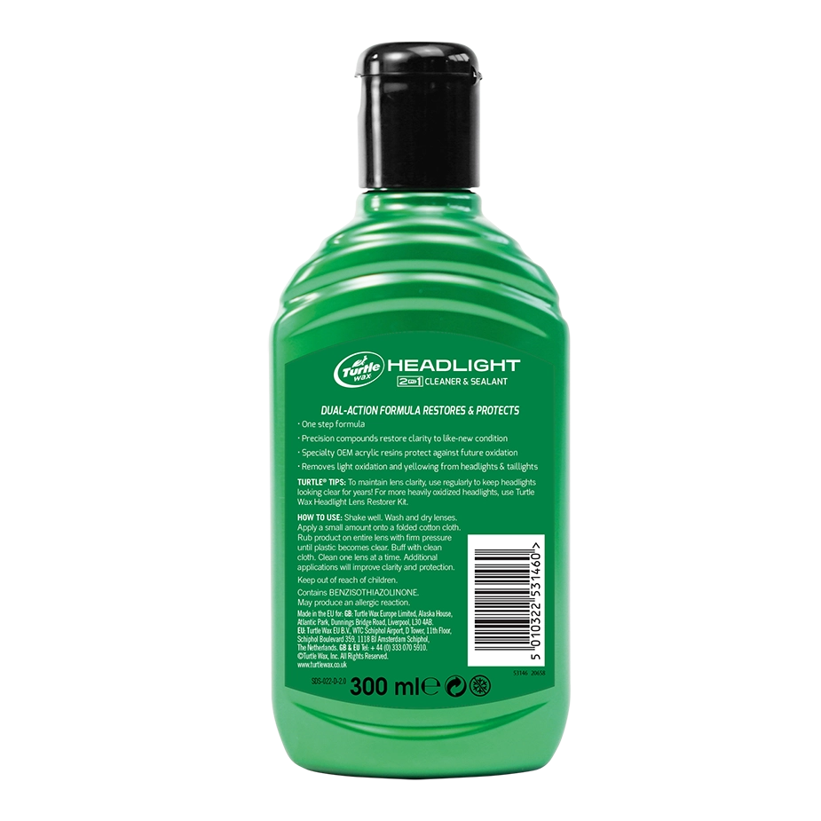 TW Headlight 2 in 1 Clean & Seal 300ml - 104057