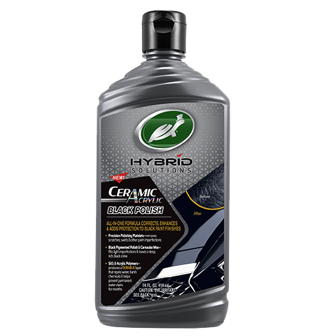 Turtle Wax Hybrid Solutions Ceramic Black Polish and Wax - 414mL - 53448