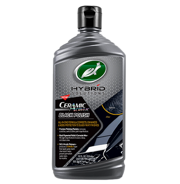 Turtle Wax Hybrid Solutions Ceramic Black Polish and Wax - 414mL - 53448