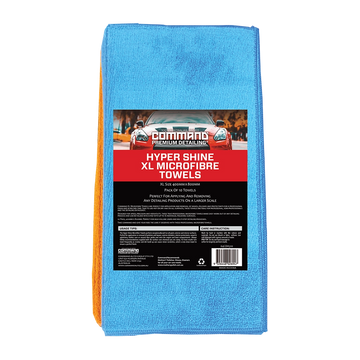 Command Hyper Shine XL Microfibre Towels (10 Pack) - 64CDA310
