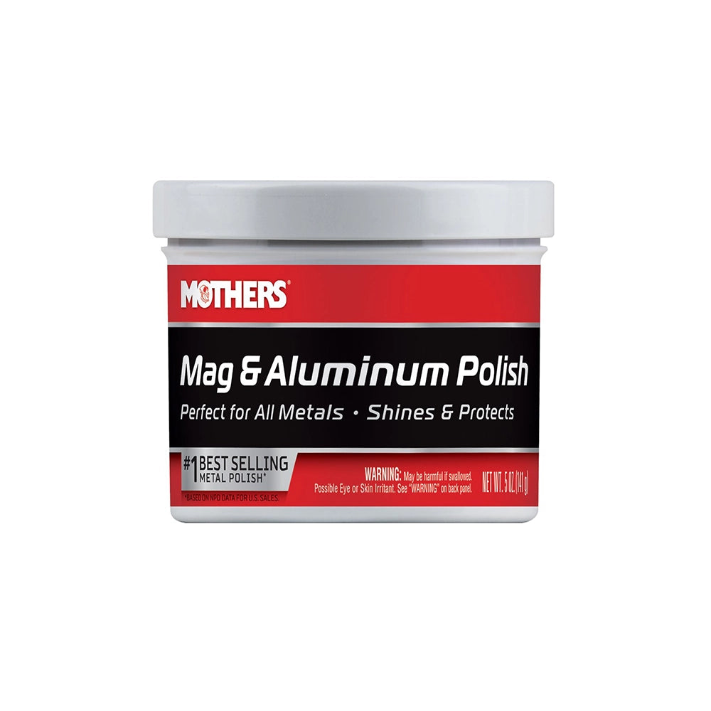 Mothers Mag & Aluminum Polish container on a white background