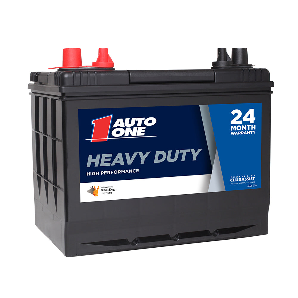 Auto One 7501 Heavy Duty Maintenance-Free Marine 12V Battery (NS70M Size, 600CCA, 125RC, 73Ah)